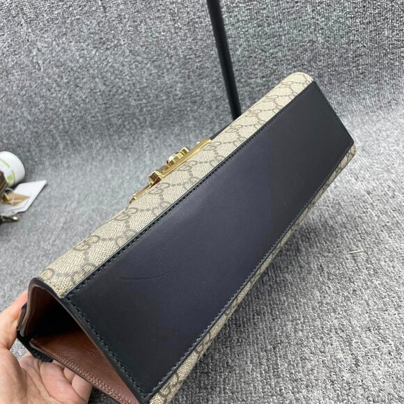 100% Authentic Gucci Padlock GG Medium Supreme Shoulder Bag - Picture 6 of 14